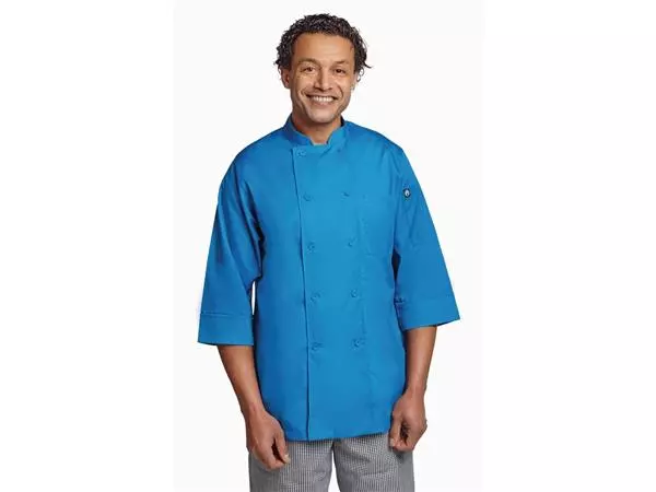 Een Chef Works unisex koksbuis blauw XL koop je bij ShopXPress