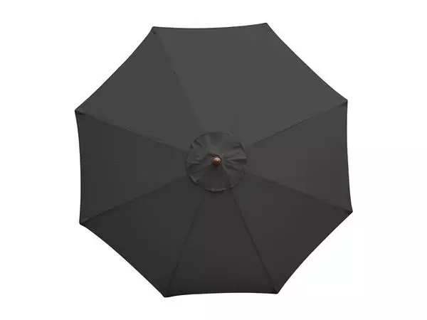 Een Bolero ronde parasol zwart 3m koop je bij ShopXPress