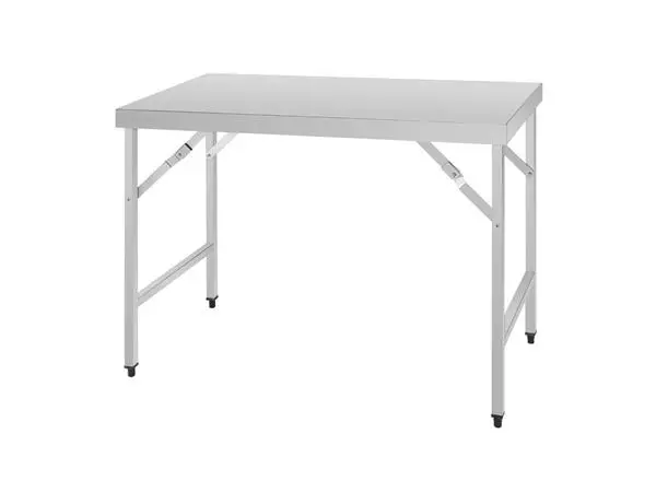 Een Vogue inklapbare RVS werktafel 120cm koop je bij ShopXPress