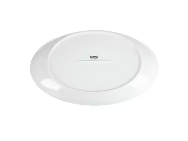 Een Olympia Whiteware diepe ovale schaal 36,5x23,5cm (2 stuks) koop je bij ShopXPress