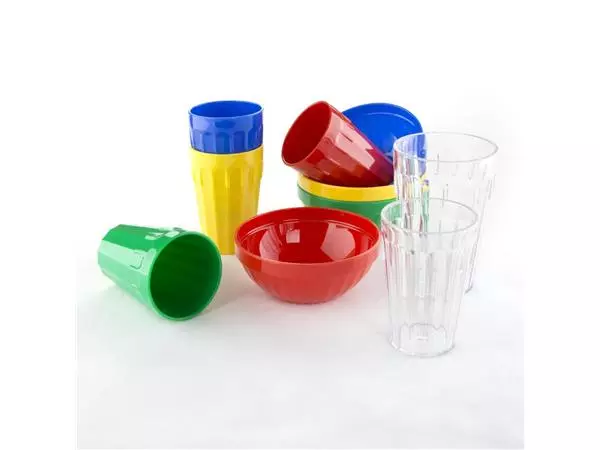 Een Olympia Kristallon polycarbonaat bekers 14,2cl groen (12 stuks) koop je bij ShopXPress