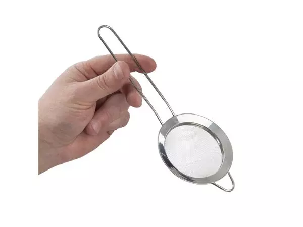 Een RVS fijne zeef/strainer 20(L) x 7,5(Ø)cm koop je bij ShopXPress