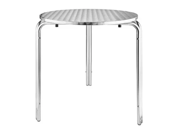 Een Bolero ronde RVS bistrotafel 70cm koop je bij ShopXPress