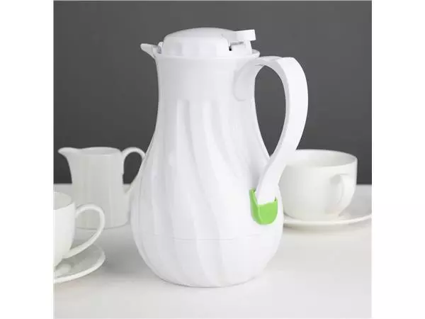 Een Olympia swirl thermoskan wit 1,2L koop je bij ShopXPress