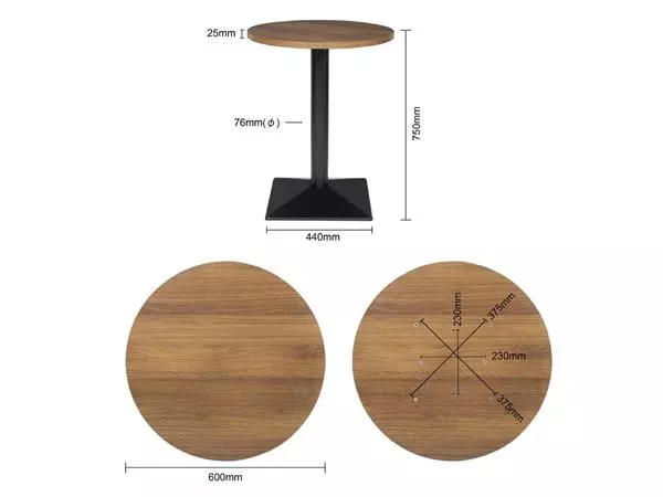 Een Bolero Complete Ronde Tafel 600mm koop je bij ShopXPress