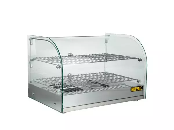 Een Buffalo warmhoudvitrine 45L 37,6(h) x 55,4(b) x 37,6(d)cm koop je bij ShopXPress