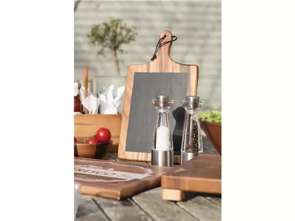 Een T&G Woodware Toscaanse krijtbordplank met standaard koop je bij ShopXPress