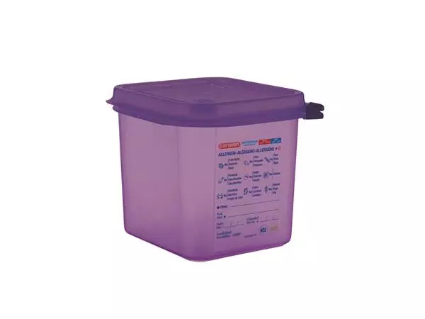 Een Araven GN 1/6 polypropylene voedseldoos 2,6L koop je bij ShopXPress