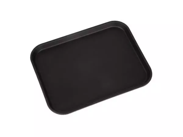 Een Cambro Camtread rechthoekig antislip glasvezel dienblad zwart 45,7cm koop je bij ShopXPress