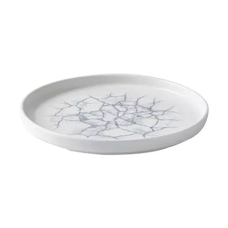 Een Churchill Studio Prints Kintsugi Pearl Grey bord met opstaande rand 22 cm pak van 6 koop je bij ShopXPress