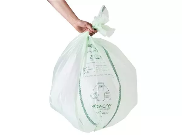 Een Vegware Biobag composteerbare afvalzakken 80L (240 stuks) koop je bij ShopXPress