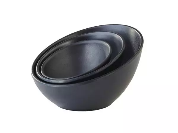 Een Aps zen melamine ronde schuine kom zwart 150ml koop je bij ShopXPress