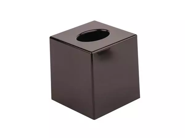 Een Zwarte vierkante tissue box koop je bij ShopXPress