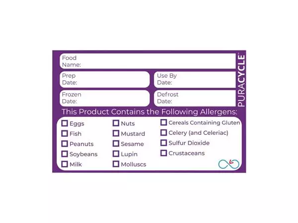 Een PuraCycle herbruikbare allergeenlabels (20 stuks) koop je bij ShopXPress
