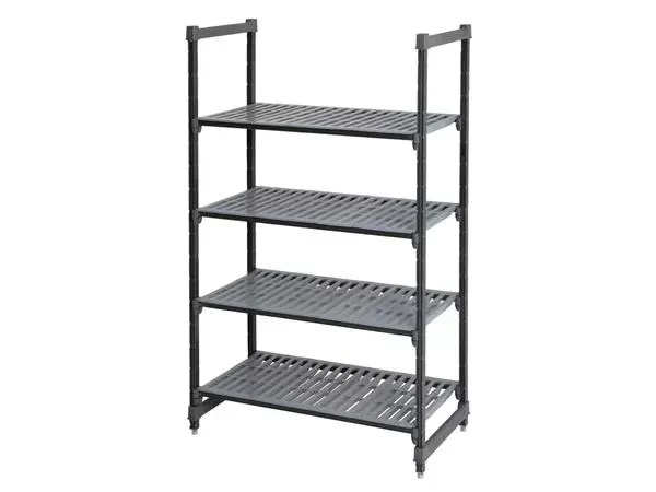 Een Cambro stelling 183cm hoog 4 planken - 54cm diep - 107cm breed koop je bij ShopXPress