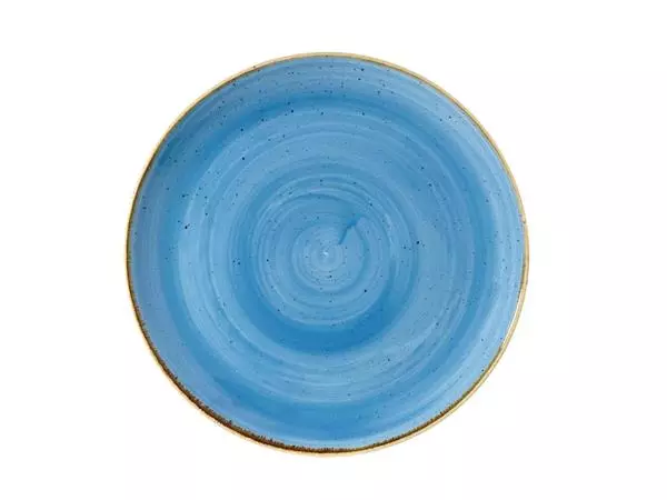 Een Churchill Stonecast Cornflower Blue coupe bord 26 cm pak van 12 koop je bij ShopXPress