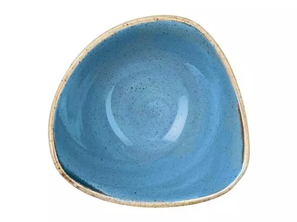 Een Churchill Stonecast Cornflower Blue driehoekige kom 15.3 cm pak van 12 koop je bij ShopXPress