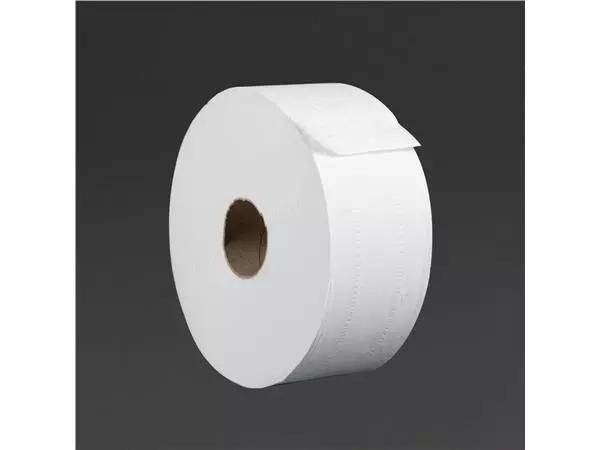 Een Jantex Jumbo 2-laags toiletpapier 300m rol (6 stuks) koop je bij ShopXPress