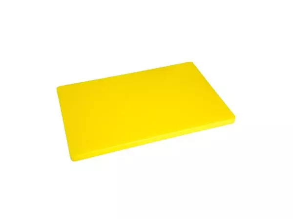 Een Hygiplas LDPE extra dikke snijplank geel 600x450x20mm koop je bij ShopXPress