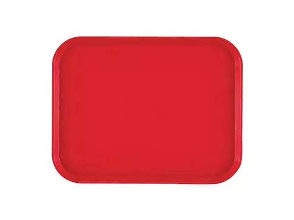 Een Cambro polypropyleen fastfood dienblad rood 410mm koop je bij ShopXPress