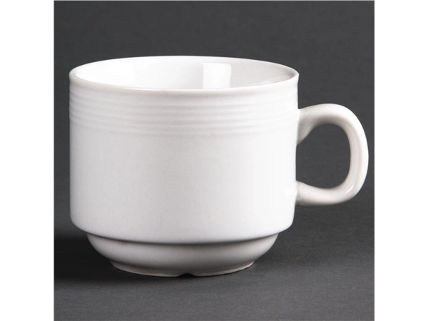 Vous pouvez acheter un Tasse à thé empilable Linear 20cl Olympia (Lot de 12) chez Supplierz BV