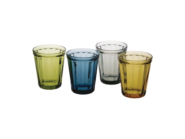 Een Olympia Cabot glazen tumbler blauw 26cl (6 stuks) koop je bij Supplierz BV