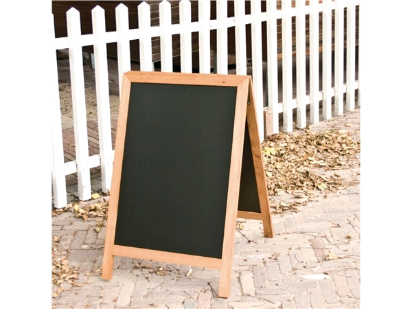 Buy your Securit Duplo teakhouten stoepbord 85x55cm at Supplierz BV