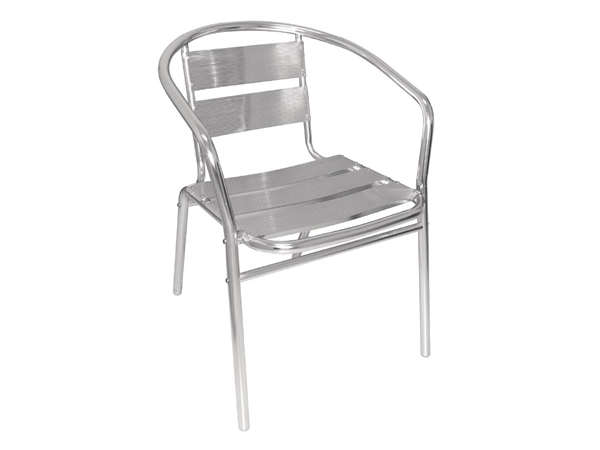 Een Bolero stapelbare aluminium stoelen (4 stuks) koop je bij Supplierz BV