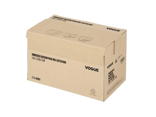 Een Vogue Vacuümverpakkingsrol Met Snijbox (Reliëf) 200 mm Breed koop je bij Supplierz BV