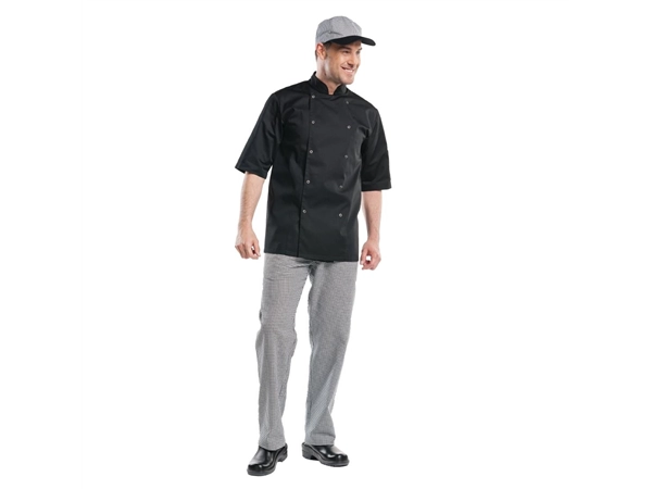 Vous pouvez acheter un Veste de cuisine mixte Chaud Devant Hilton Poco manches courtes noire XXL chez Supplierz BV