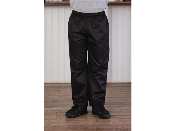 Vous pouvez acheter un Pantalon cargo Whites noir M chez Supplierz BV