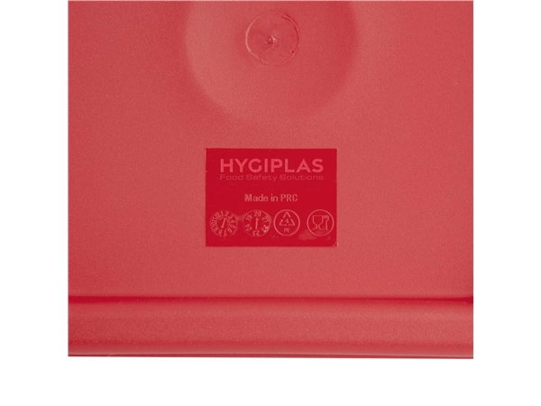 Vous pouvez acheter un Couvercle carré rouge petit Hygiplas chez Supplierz BV