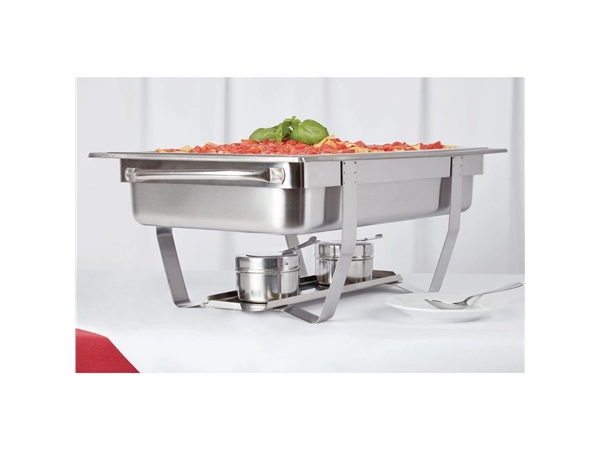 Een Olympia Milan chafing dish set GN 1/1 (2 stuks) koop je bij Supplierz BV