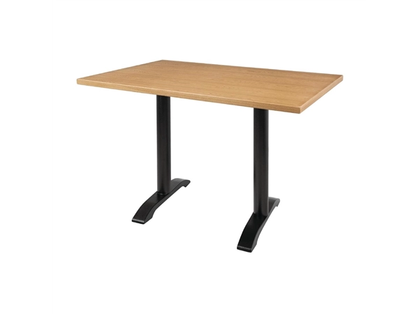 Vous pouvez acheter un Plateau de table rectangulaire pré-percé coloris frêne naturel Bolero 700 x 1100mm chez Supplierz BV