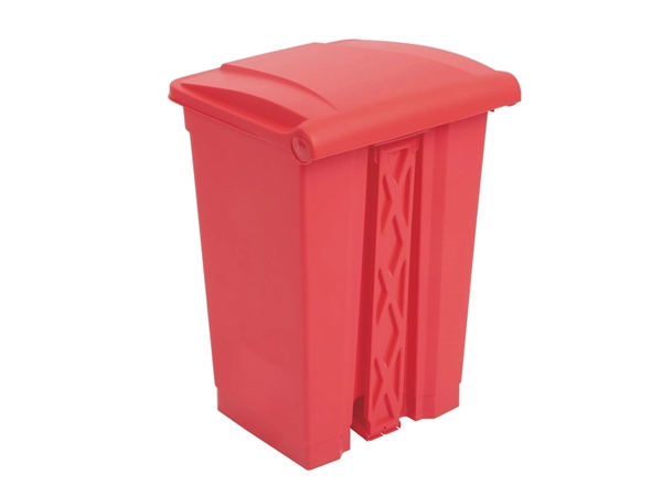 Vous pouvez acheter un Poubelle de cuisine à pédale Jantex rouge 45L chez Supplierz BV