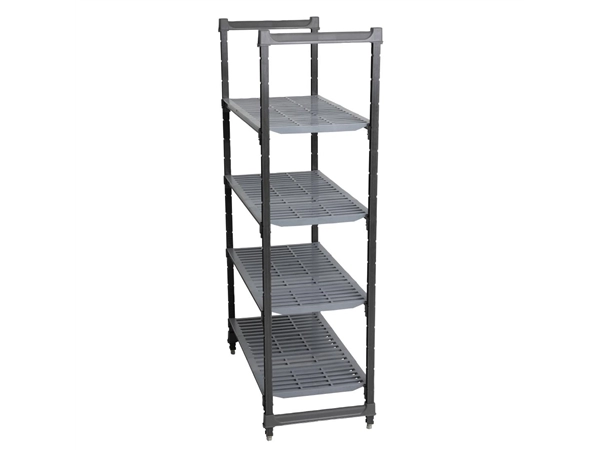 Een Cambro stelling 183cm hoog 4 planken - 54cm diep - 107cm breed koop je bij Supplierz BV