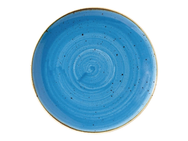 Een Churchill Stonecast Cornflower Blue Coupe Bord 21.7cm (pak van 12) koop je bij Supplierz BV