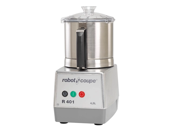 Vous pouvez acheter un Combiné cutter et coupe-légumes Robot Coupe R401 chez Supplierz BV