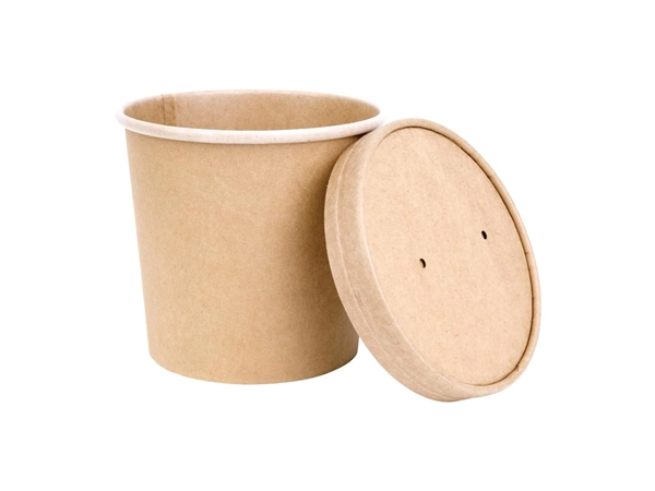 Een Fiesta Recyclable soepbeker deksels 118mm (500 stuks) koop je bij Supplierz BV