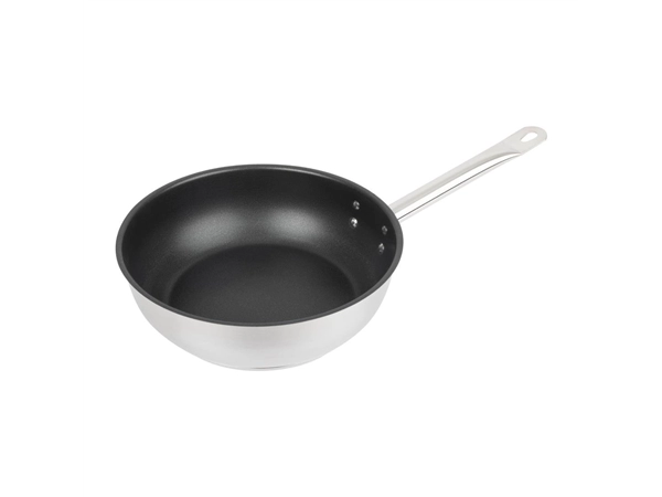 Een Vogue Platinum Plus RVS anti-aanbak inductie sauteuse 24cm koop je bij Supplierz BV