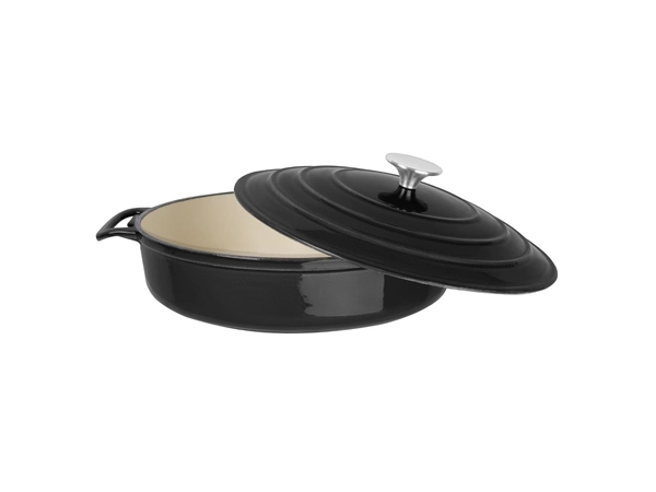 Buy your Vogue Ronde Braadpan Zwart 3.5L 280(D) x 65(H)mm at Supplierz BV