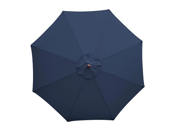 Een Bolero ronde donkerblauwe parasol 2,5 meter koop je bij Supplierz BV