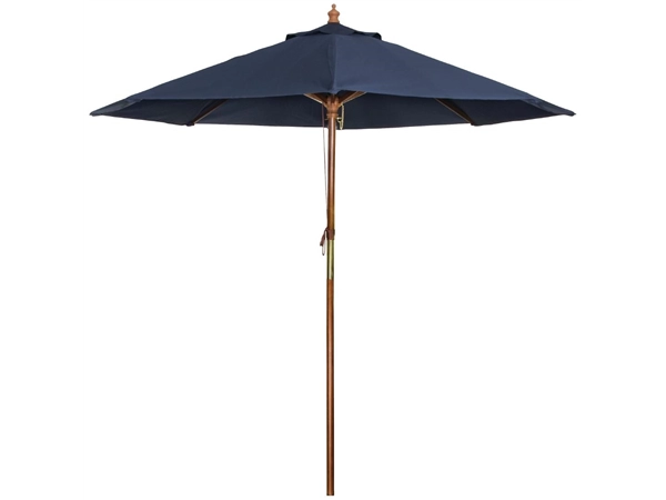 Een Bolero ronde donkerblauwe parasol 3 meter koop je bij Supplierz BV