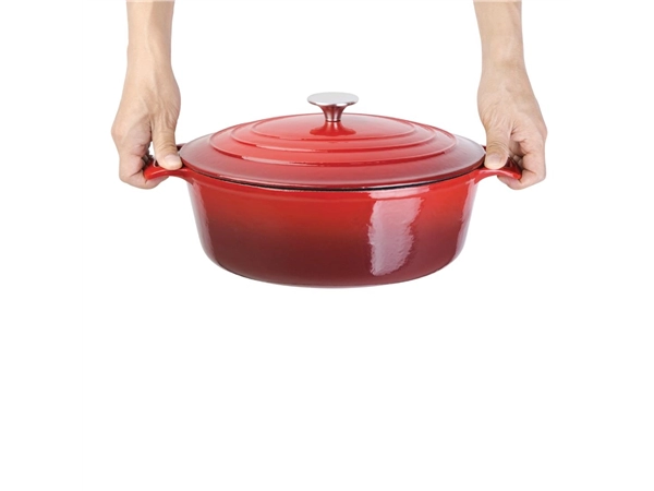 Buy your Vogue ovale inductie braadpan rood 6L at Supplierz BV