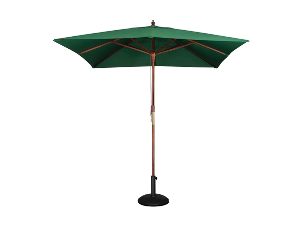 Een Bolero vierkante groene parasol 2,5 meter koop je bij Supplierz BV