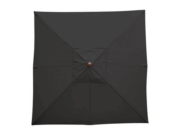 Een Bolero vierkante zwarte parasol 2,5 meter koop je bij Supplierz BV