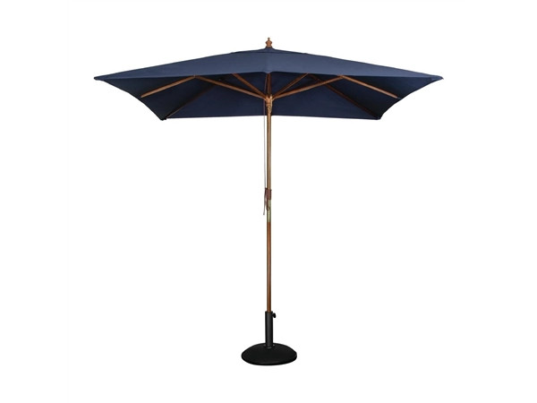 Een Bolero vierkante donkerblauwe parasol 2,5 meter koop je bij Supplierz BV