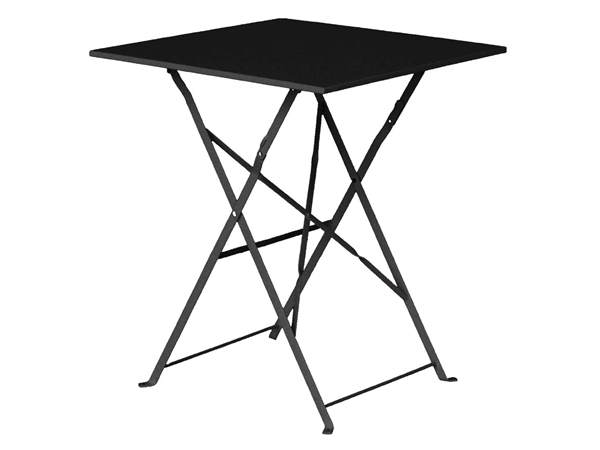 Een Bolero vierkante stalen klaptafel zwart 60cm koop je bij Supplierz BV