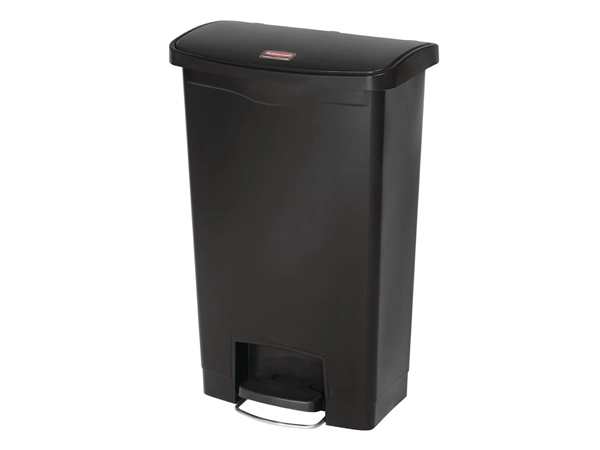 Vous pouvez acheter un Poubelle à pédale frontale Rubbermaid Slim Jim noire 50L chez Supplierz BV