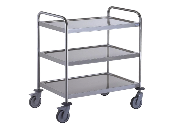 Vous pouvez acheter un Chariot de service 3 plateaux Tournus 800x530mm chez Supplierz BV